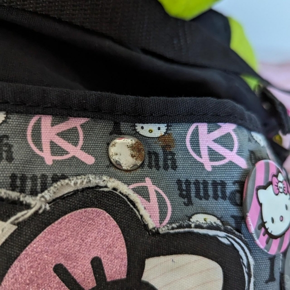 hello kitty / loungefly 2009 i kitty punk  purse bag - Picture 3 of 5